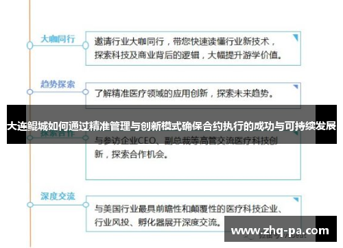 大连鲲城如何通过精准管理与创新模式确保合约执行的成功与可持续发展